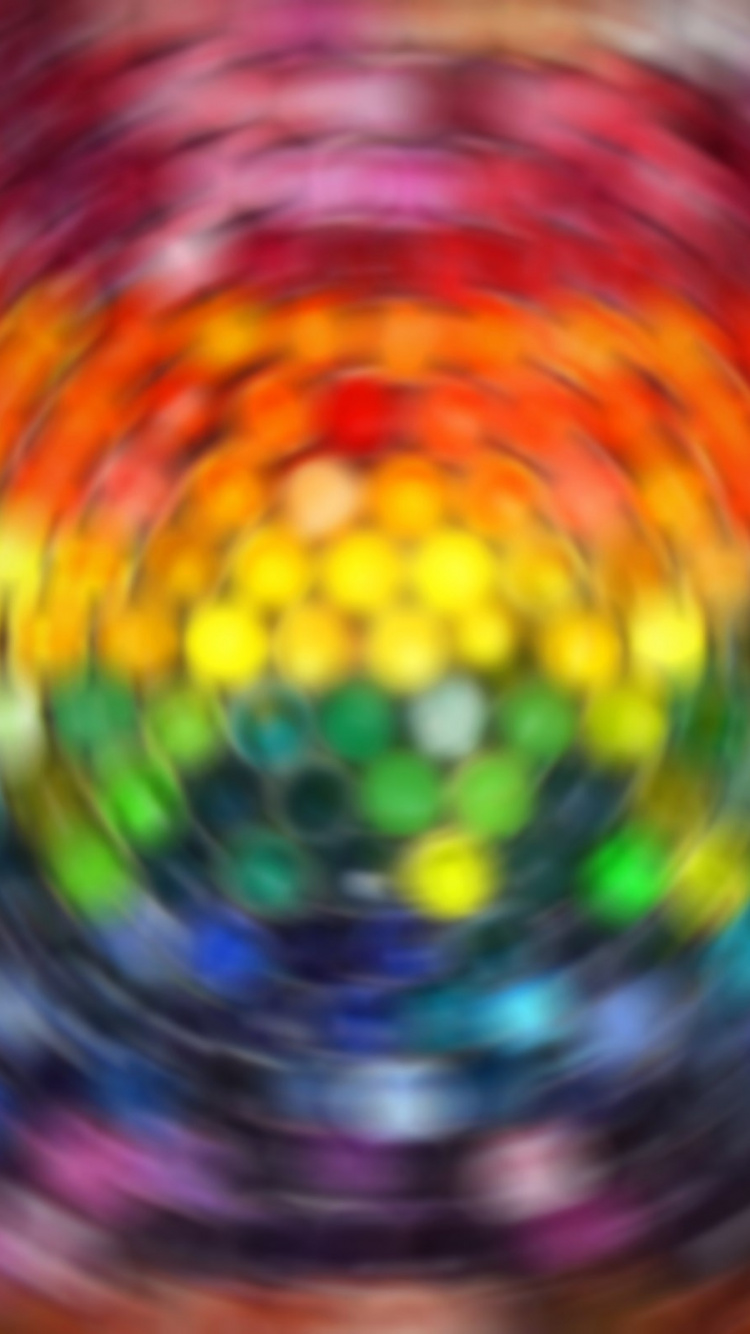 分形技术, 迷幻术, 圆圈, 对称, 宏摄影 壁纸 750x1334 允许