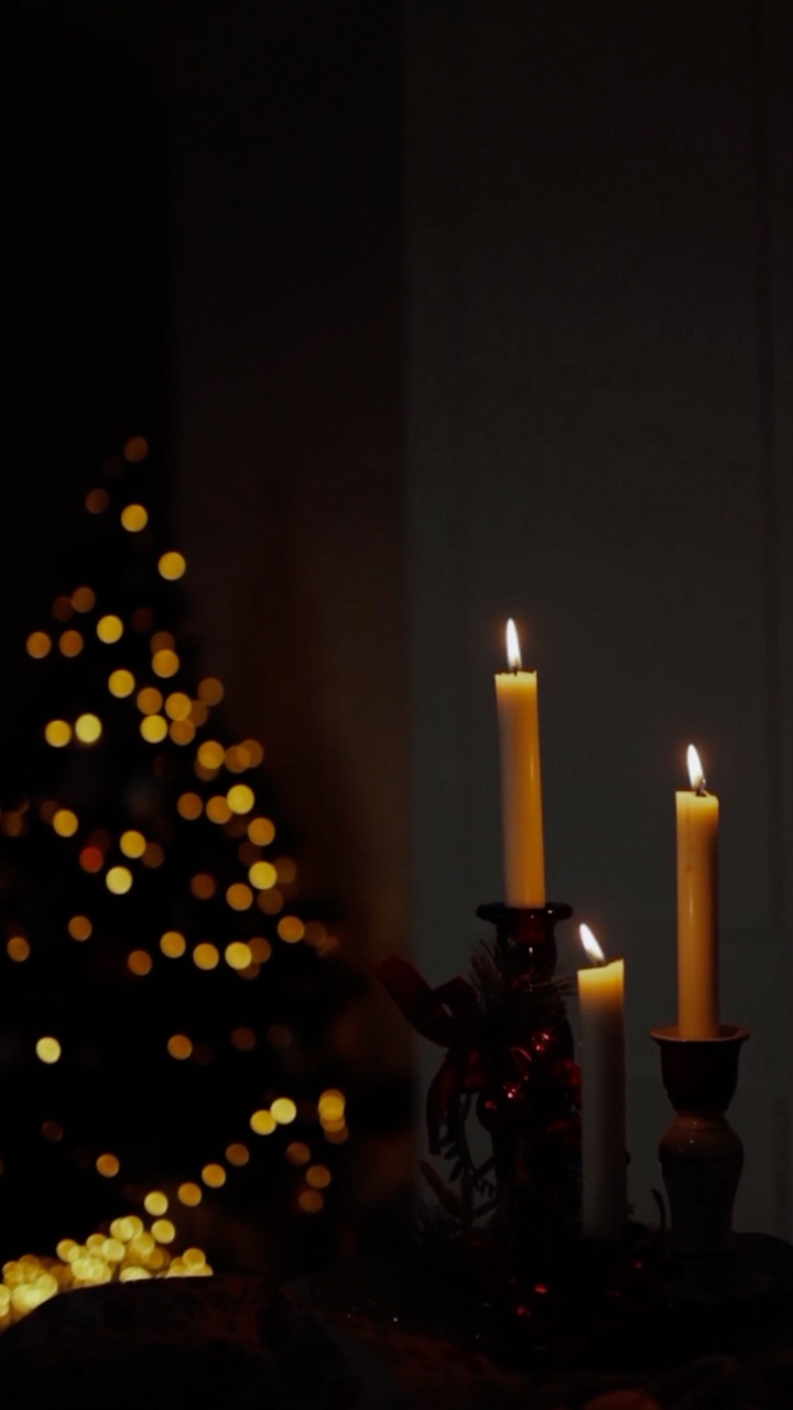 Schaffen, Kerze, Weihnachtsbaum, Wachs, Kerzenhalter. Wallpaper in 720x1280 Resolution