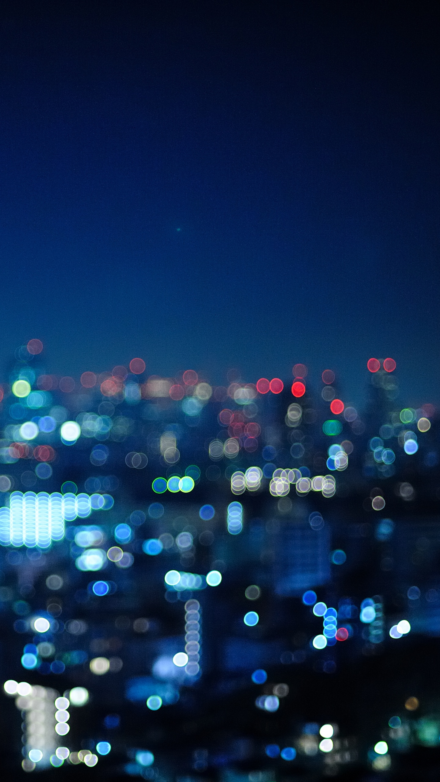 City Skyline During Night Time. Wallpaper in 1440x2560 Resolution