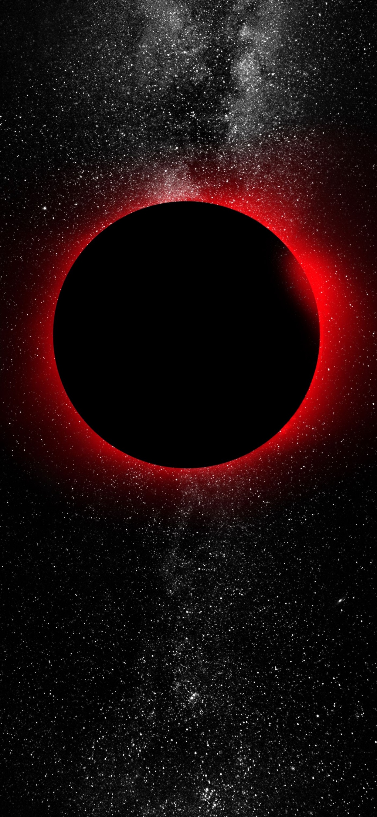 Atmosphere, Light, Black, Astronomical Object, Red. Wallpaper in 1242x2688 Resolution