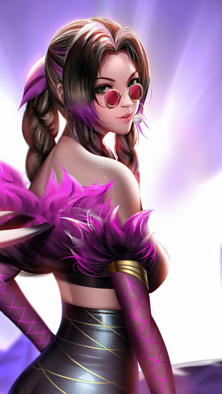 L'anime, League of Legends, K DA, Tous Dehors, Mer. Wallpaper in 720x1280 Resolution