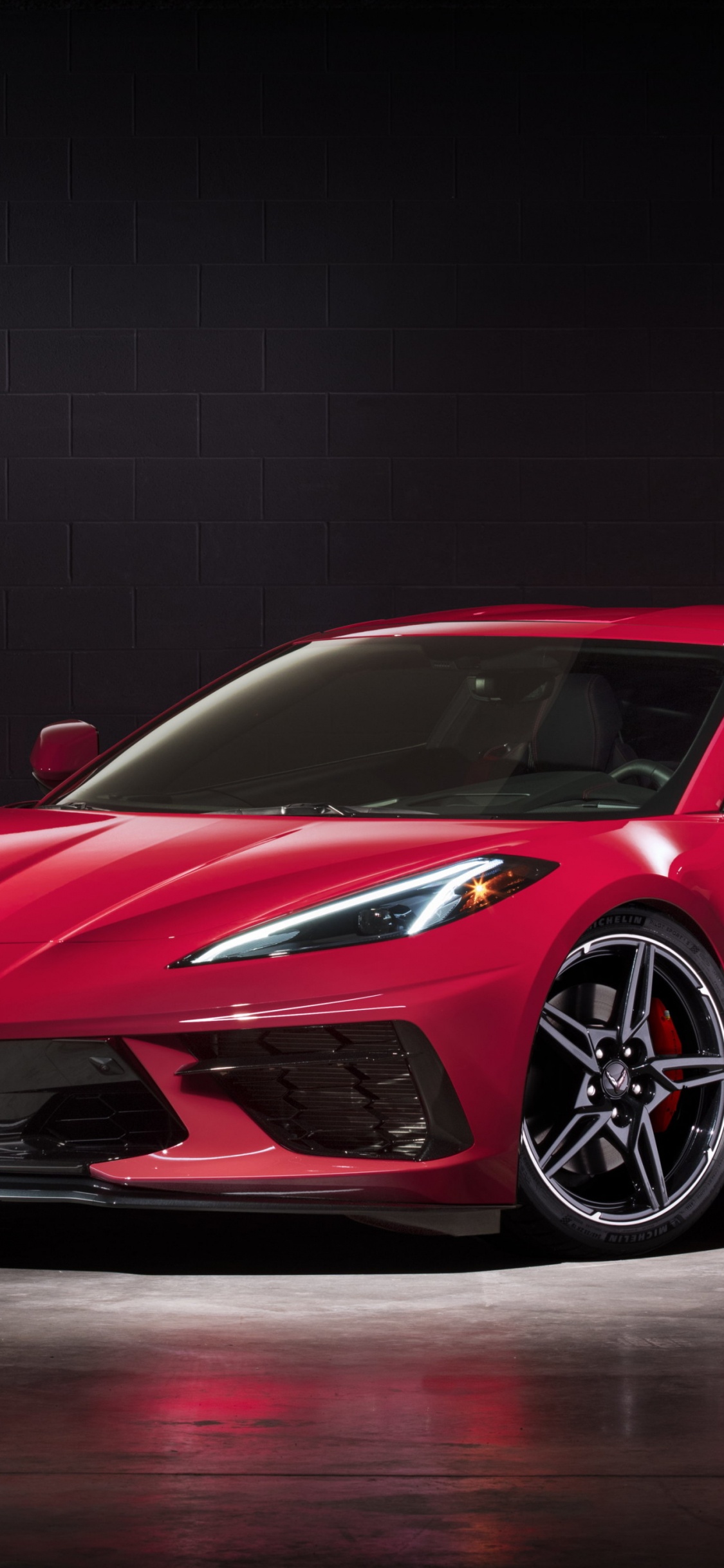 2021 Chevrolet Corvette, Chevrolet, Sportwagen, General Motors, Corvette Stingray. Wallpaper in 1125x2436 Resolution