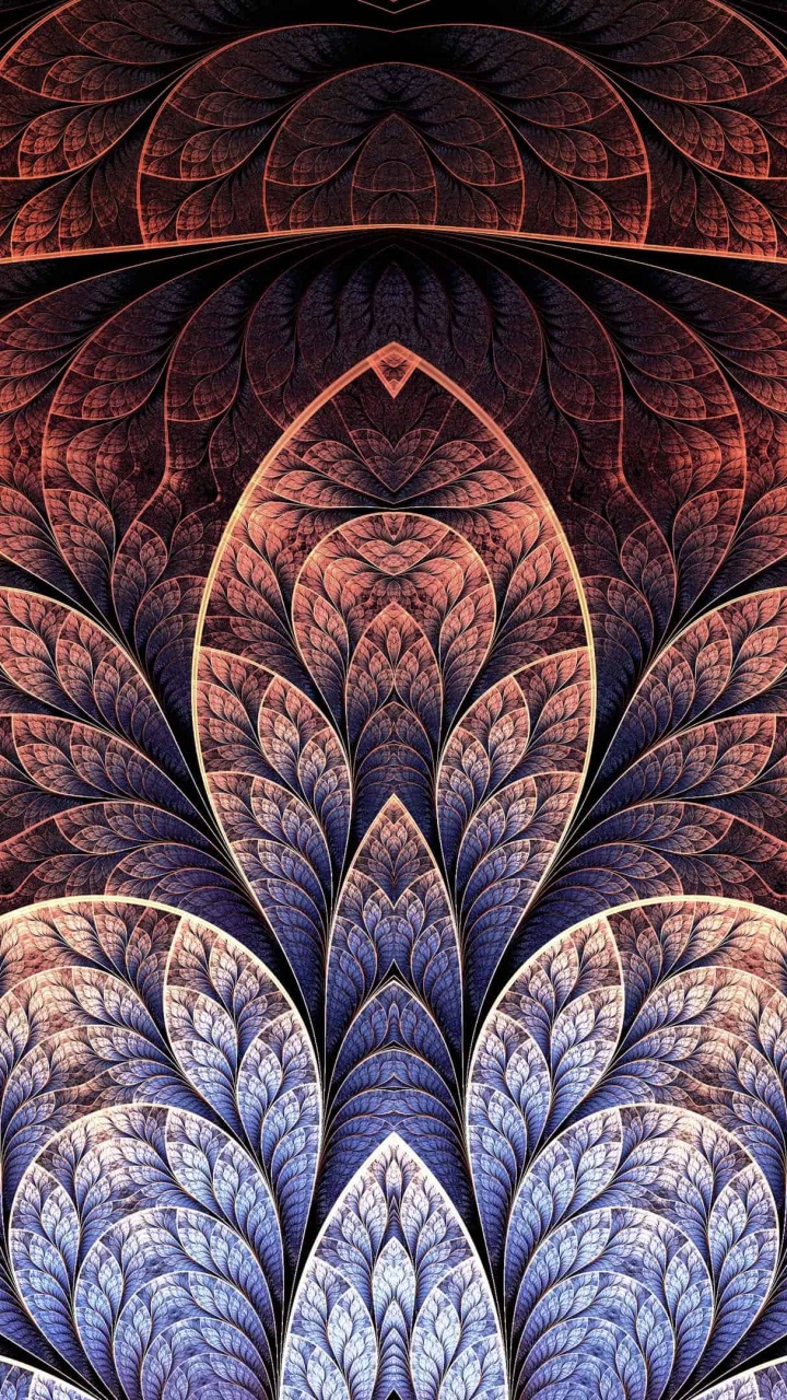 Peinture Abstraite Brune et Noire. Wallpaper in 720x1280 Resolution