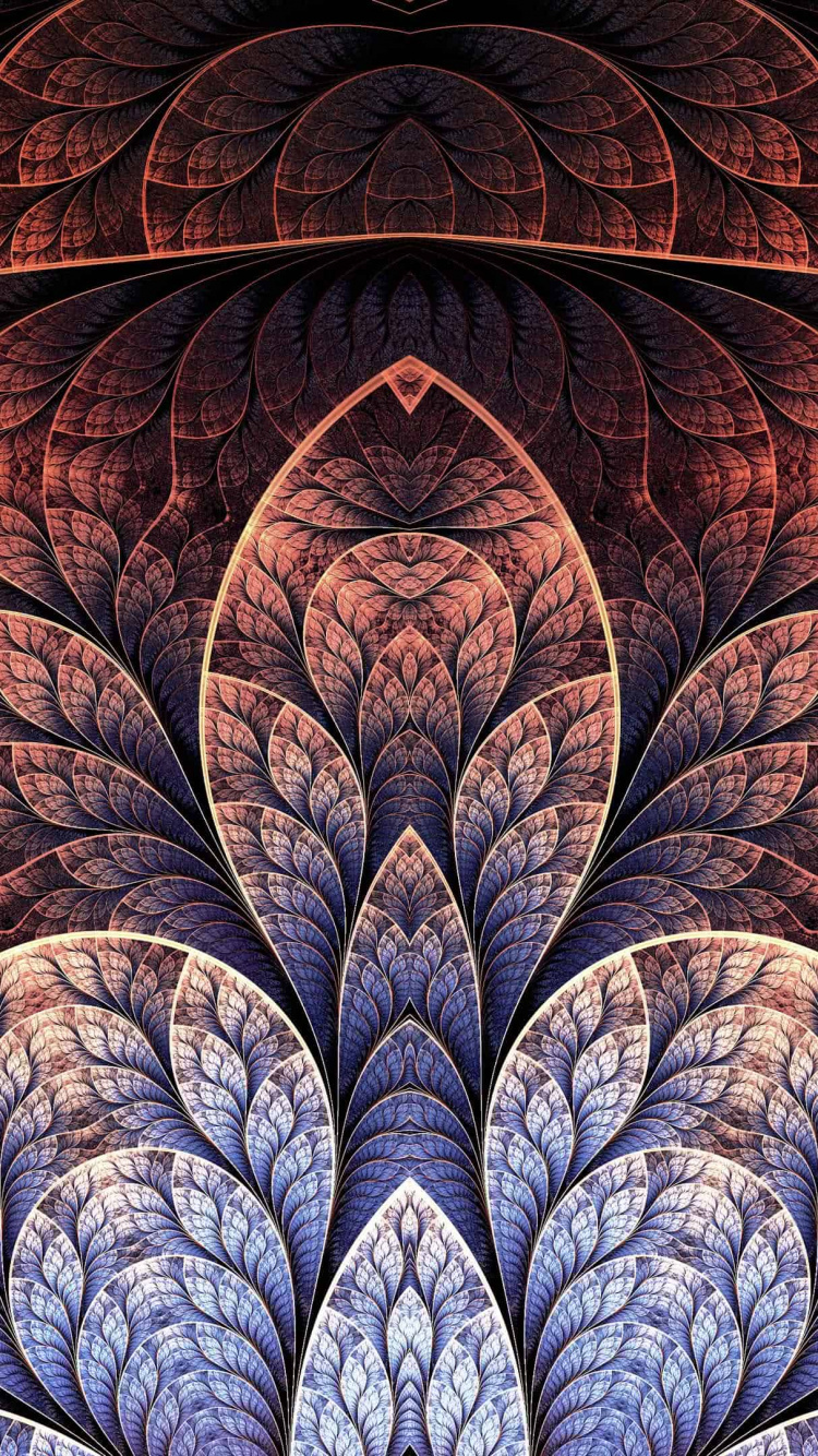 Peinture Abstraite Brune et Noire. Wallpaper in 750x1334 Resolution