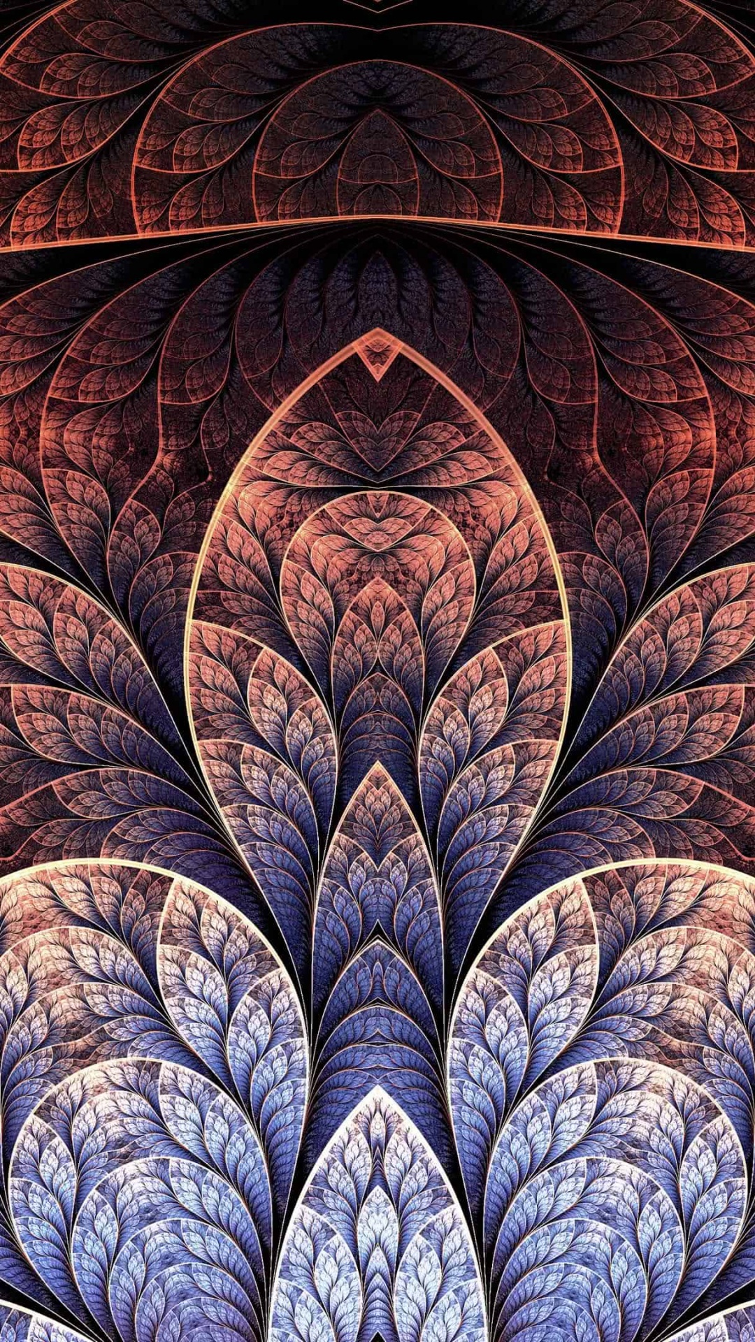 Braune Und Schwarze Abstrakte Malerei. Wallpaper in 1080x1920 Resolution