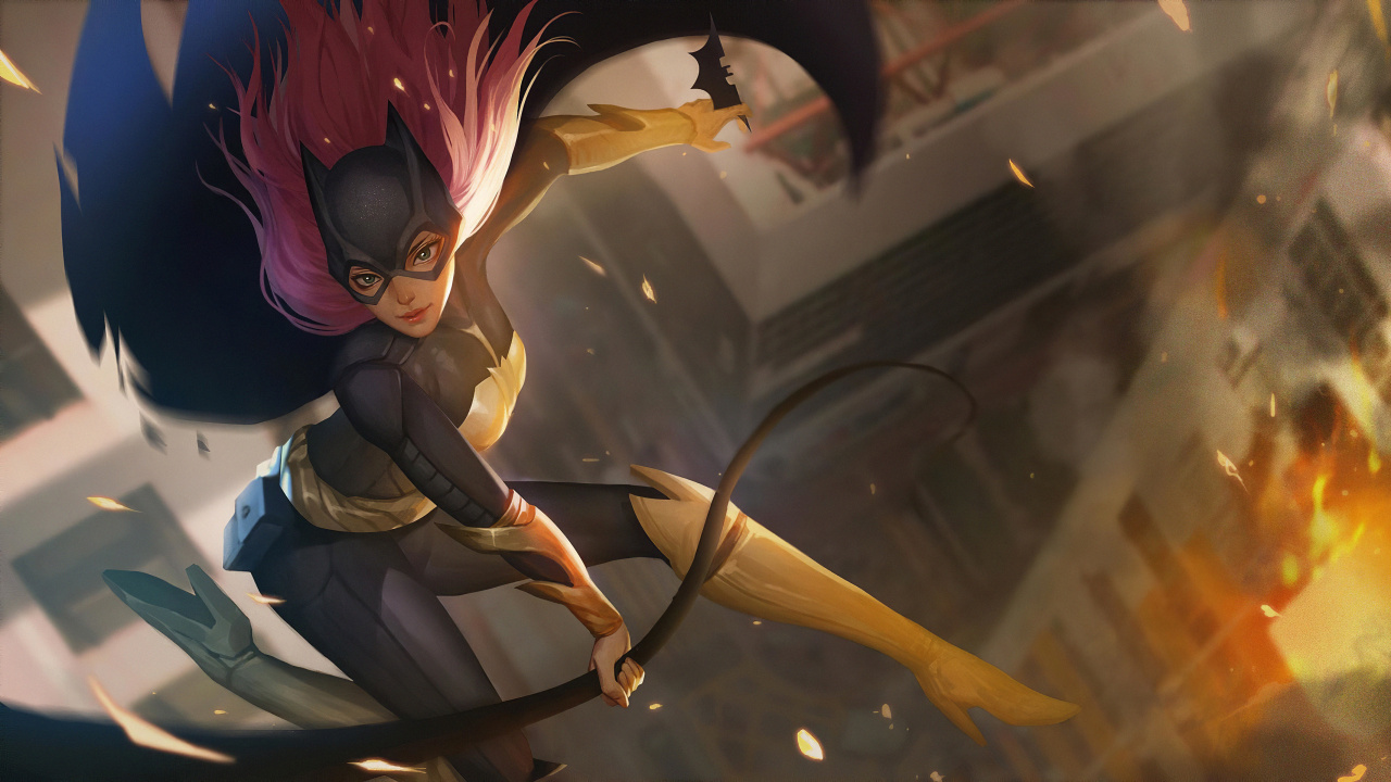 Woman in Black and Yellow Dress Anime Character. Wallpaper in 1280x720 Resolution