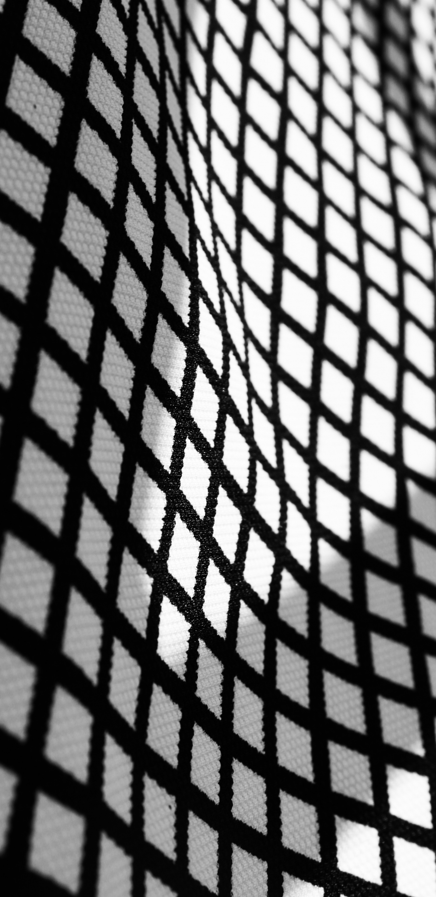 Schwarz-weiß Kariertes Textil. Wallpaper in 1440x2960 Resolution