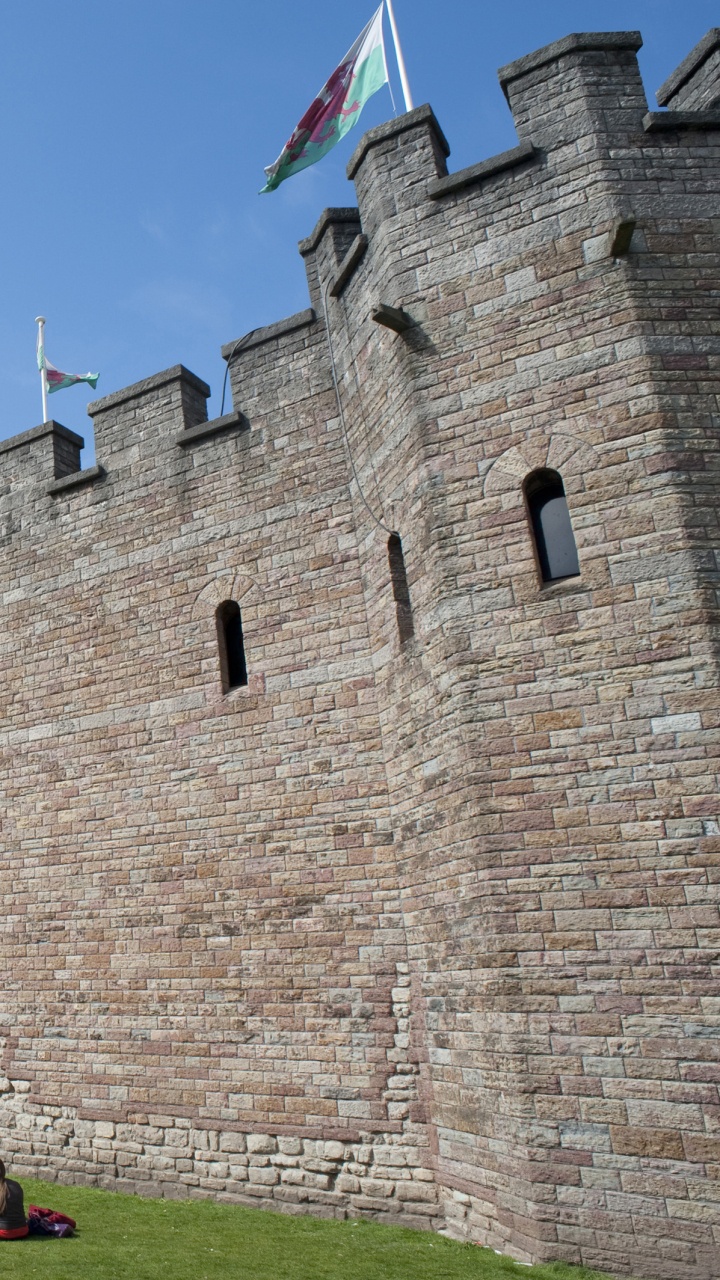 Menschen, Die Tagsüber Auf Einer Grünen Wiese in Der Nähe Eines Braunen Betongebäudes Gehen. Wallpaper in 720x1280 Resolution