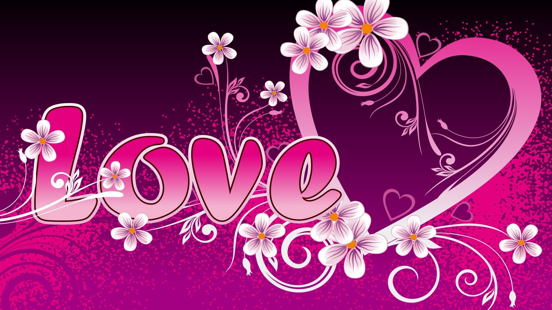 Herzen, Text, Pink, Grafik-design, Liebe. Wallpaper in 1920x1080 Resolution