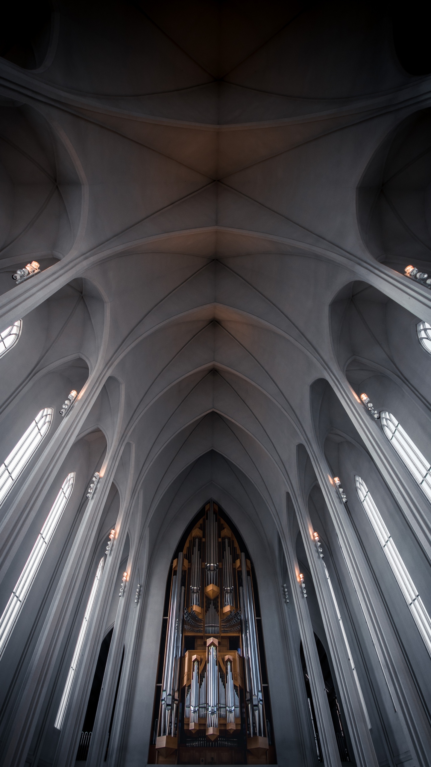 White and Brown Wooden Church. Wallpaper in 1440x2560 Resolution