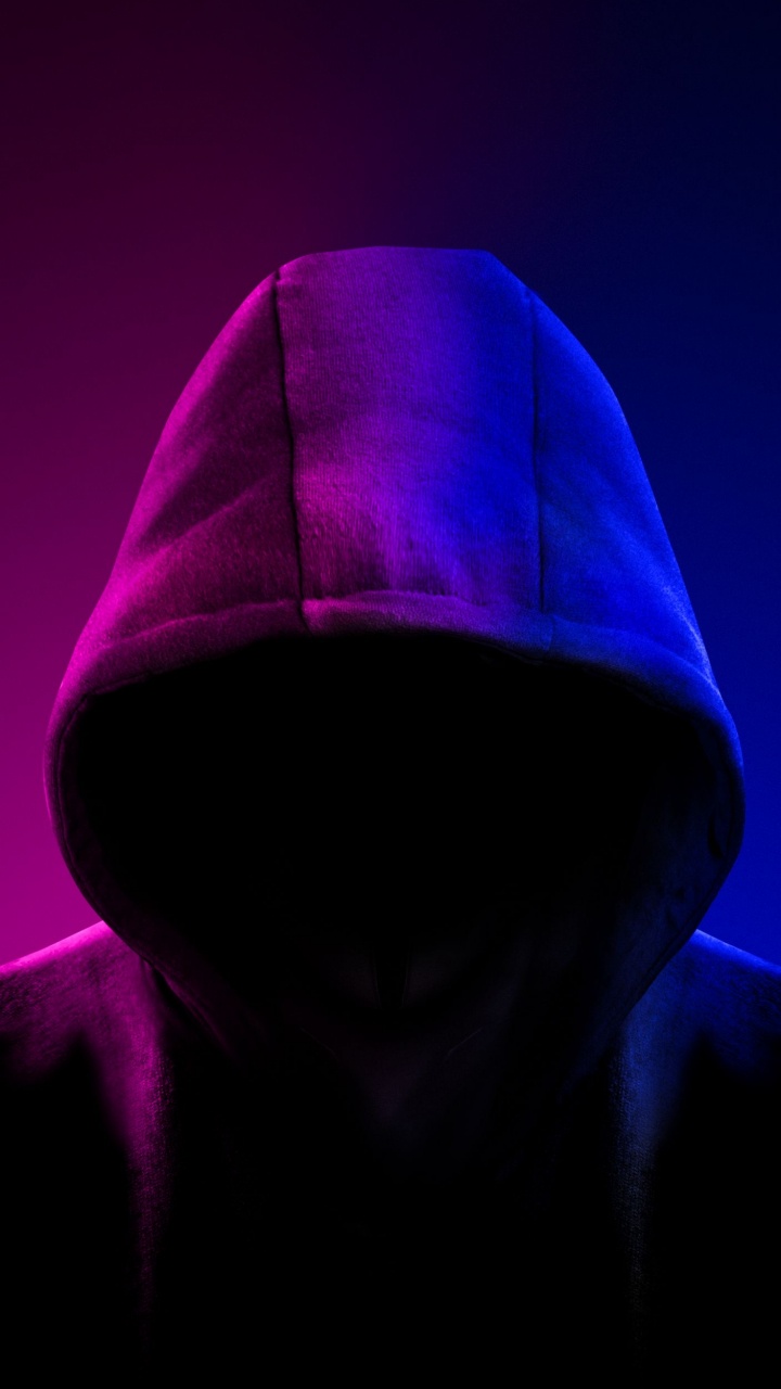 Retrato, Arte, Capucha, Arte Digital, Hackers. Wallpaper in 720x1280 Resolution