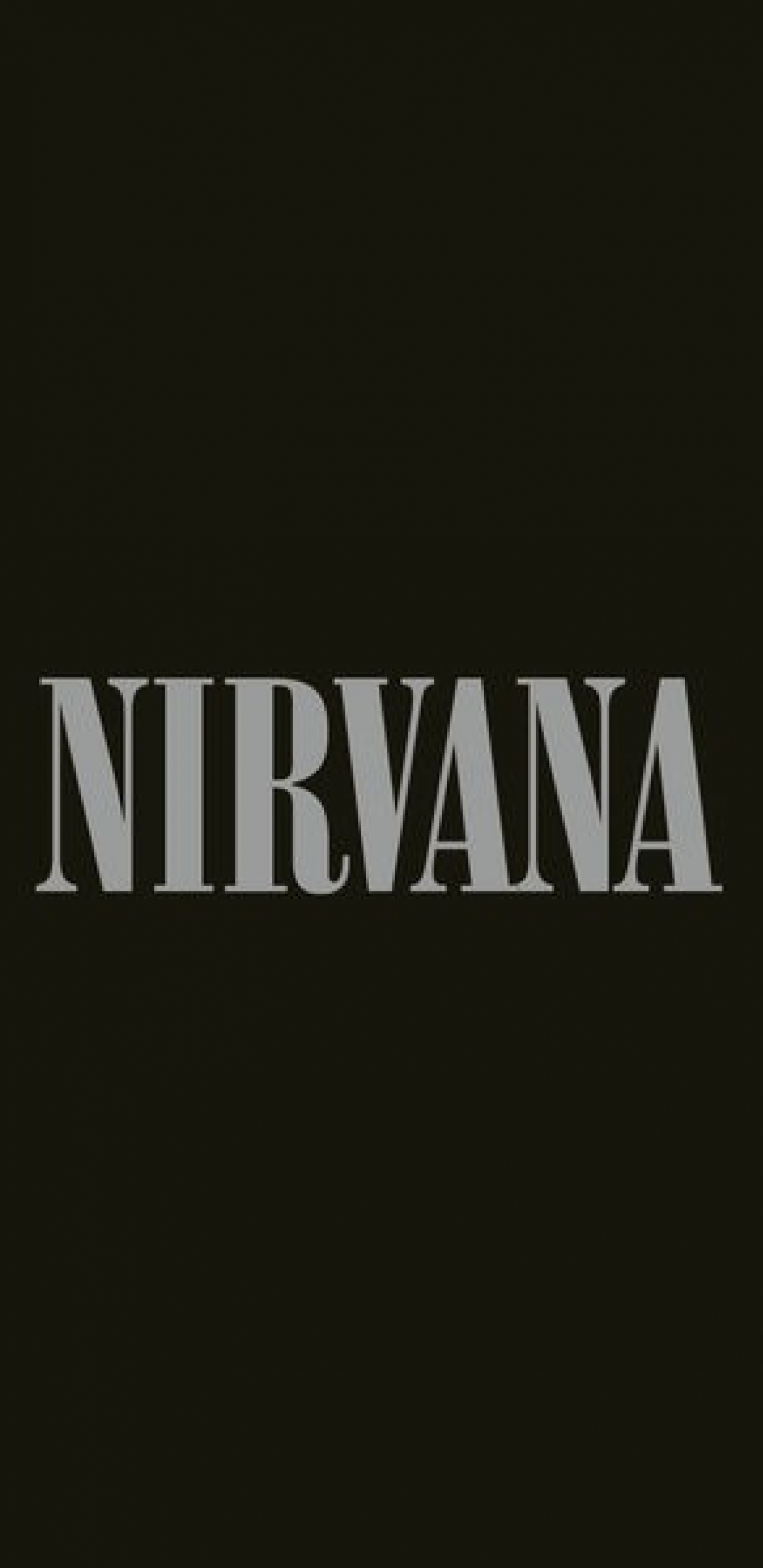 Nirvana, Album, Graphic Design, Text, Black. Wallpaper in 1440x2960 Resolution