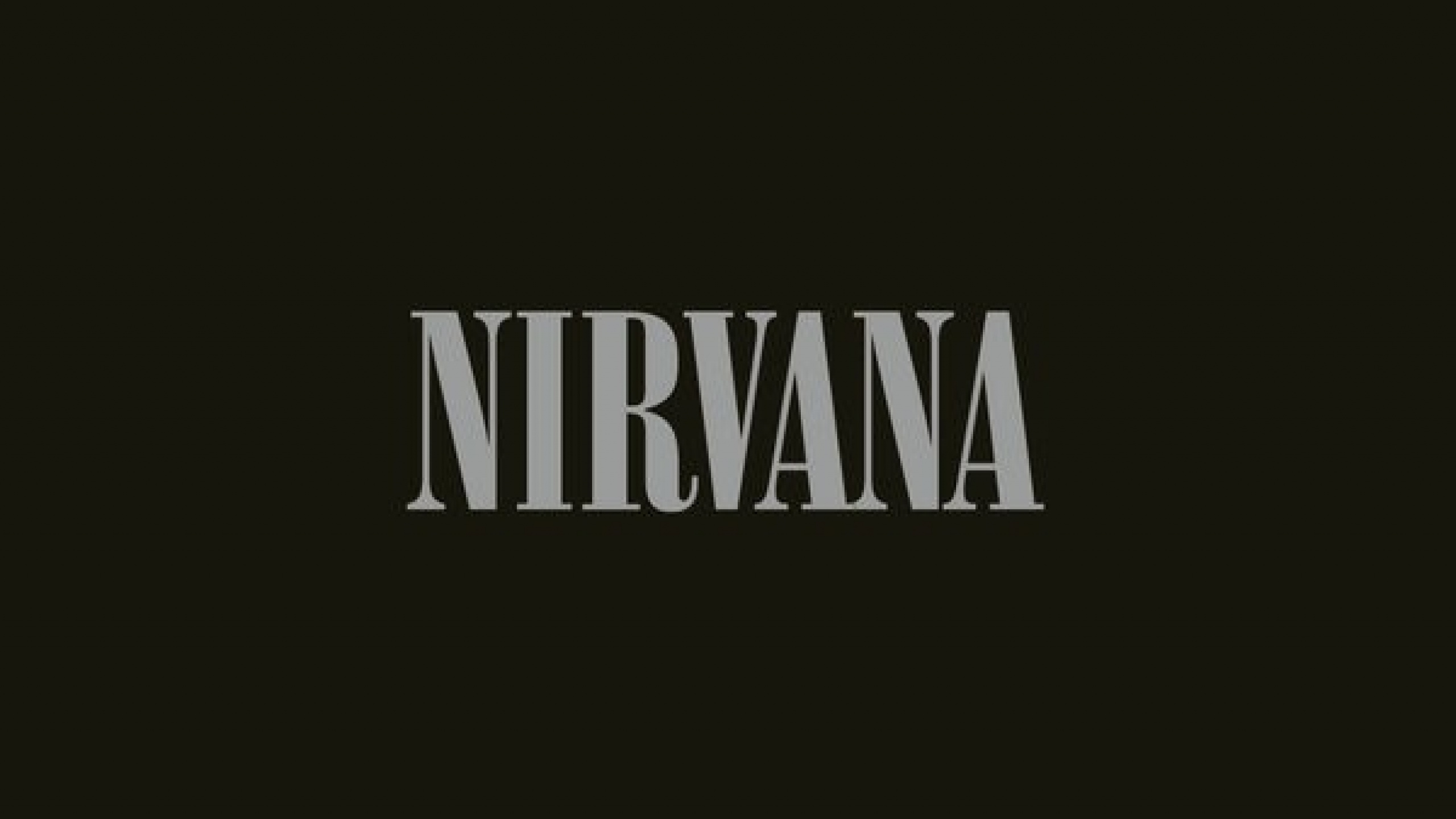 Nirvana, Album, Graphic Design, Text, Black. Wallpaper in 2560x1440 Resolution