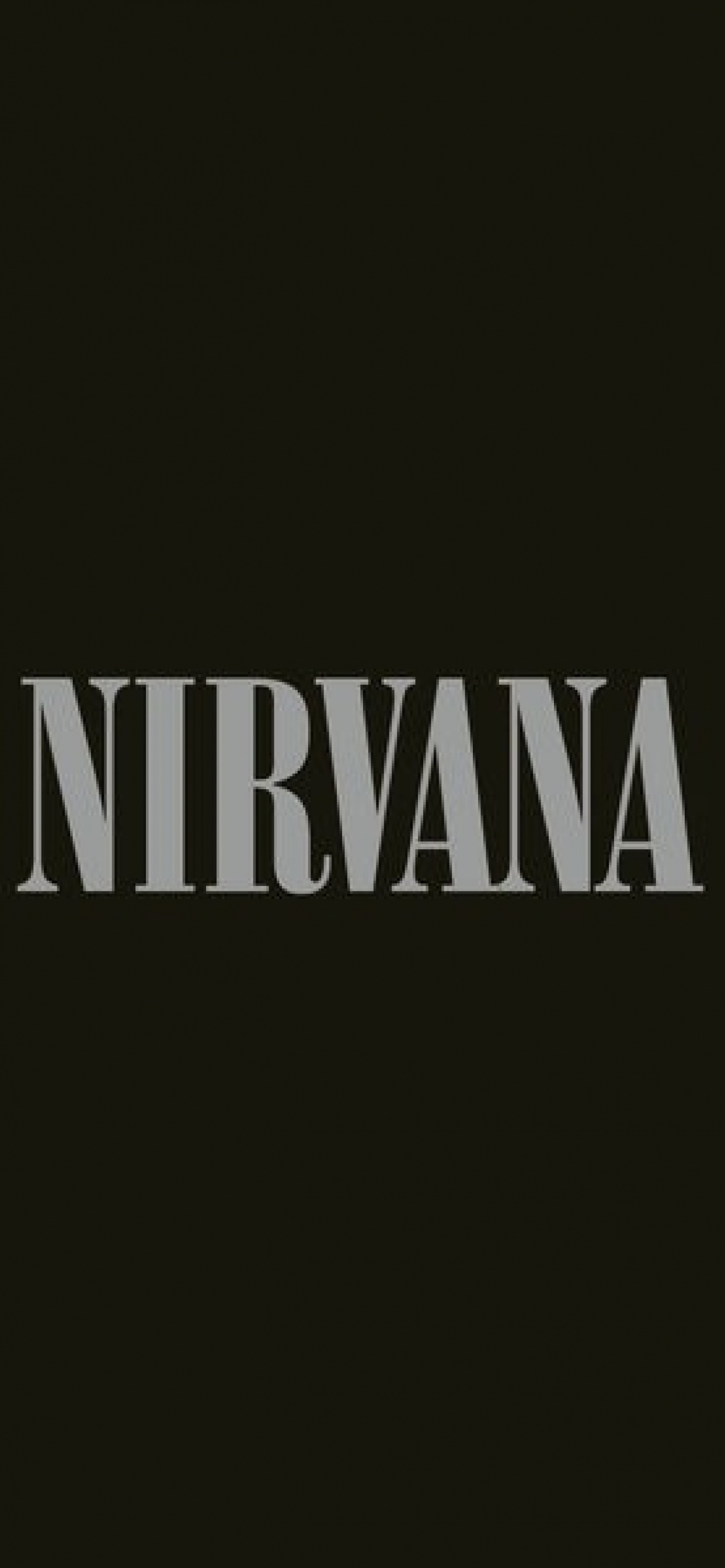 Nirvana, Album, Diseño Gráfico, Texto, Negro. Wallpaper in 1242x2688 Resolution