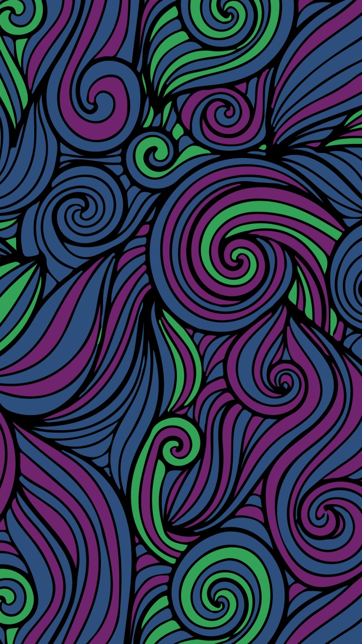 Muster, Design, Farbigkeit, Kunst, Aqua. Wallpaper in 720x1280 Resolution