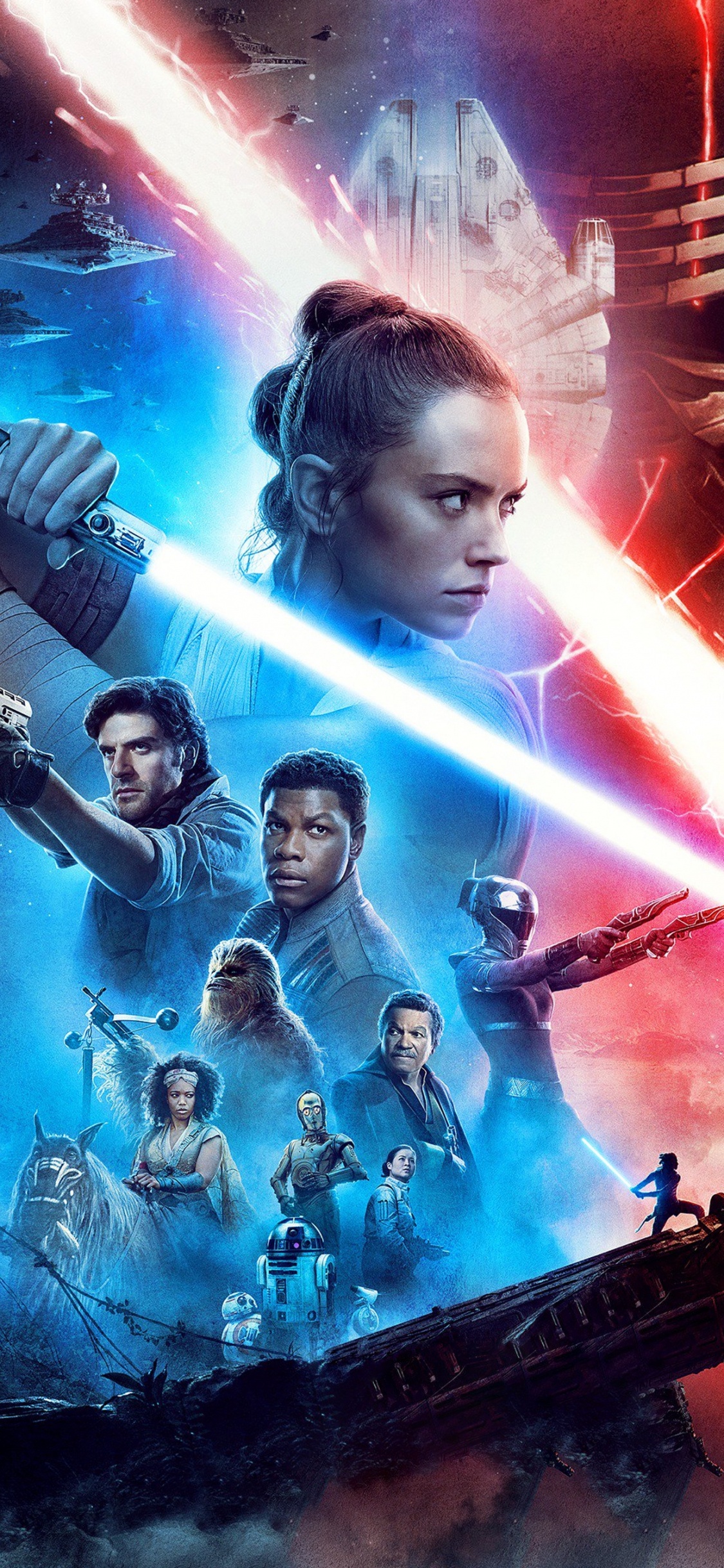 Star Wars, The Walt Disney Company, Jedi, Disney Movies, The Mandalorian. Wallpaper in 1125x2436 Resolution