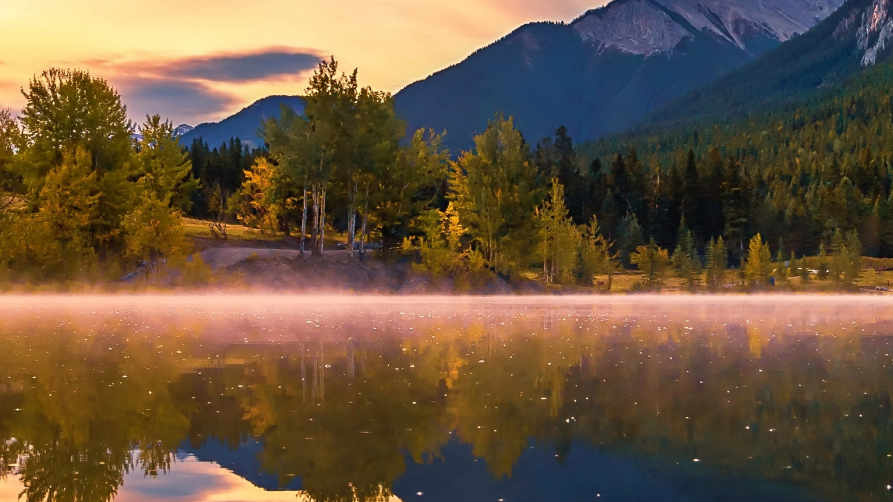 Reflection, Mount Scenery, Nature, Lake District, Loch. Wallpaper in 1280x720 Resolution