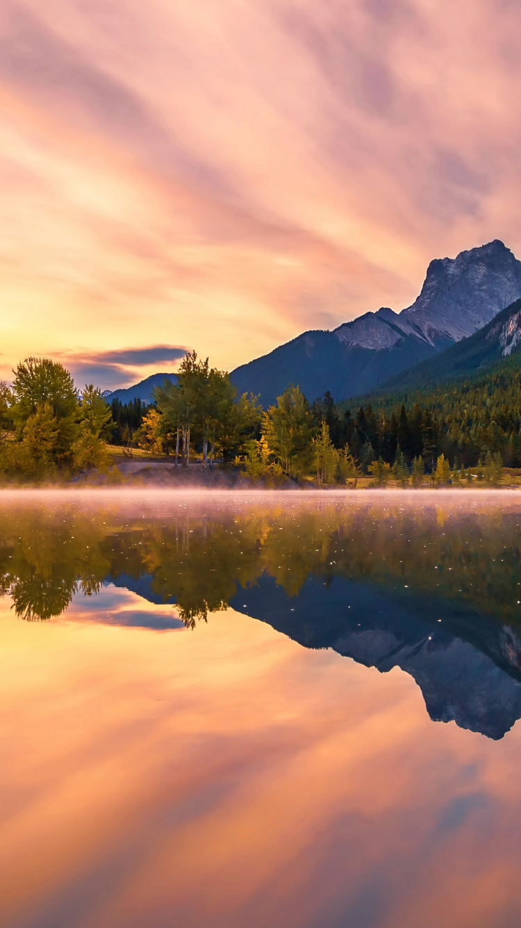 Réflexion, Mount Scenery, Nature, Lacs, Loch. Wallpaper in 750x1334 Resolution