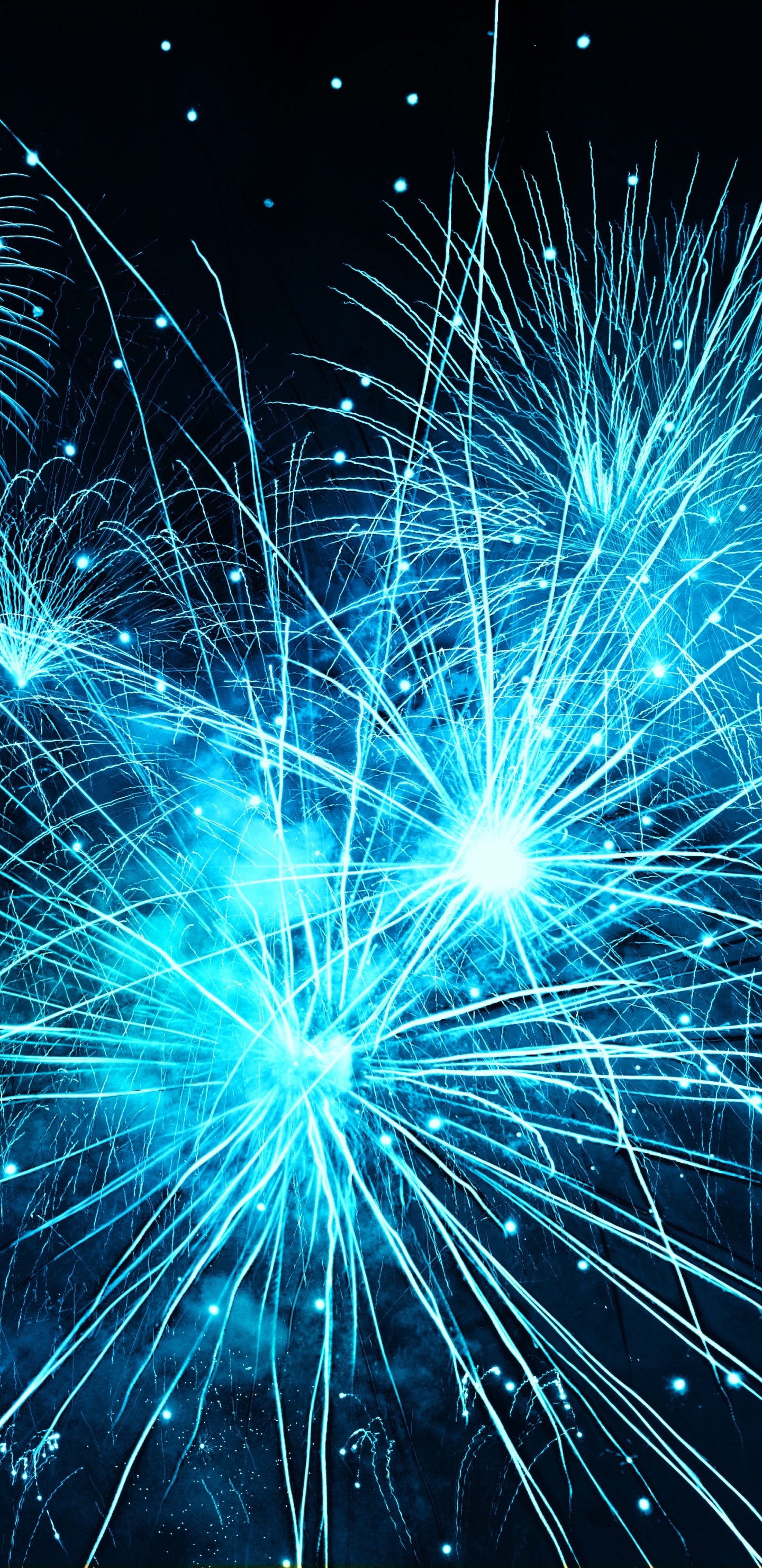 le Réveillon du Nouvel An, Nouvelle Année, le Jour de L'an, Partie, Artifice. Wallpaper in 1440x2960 Resolution