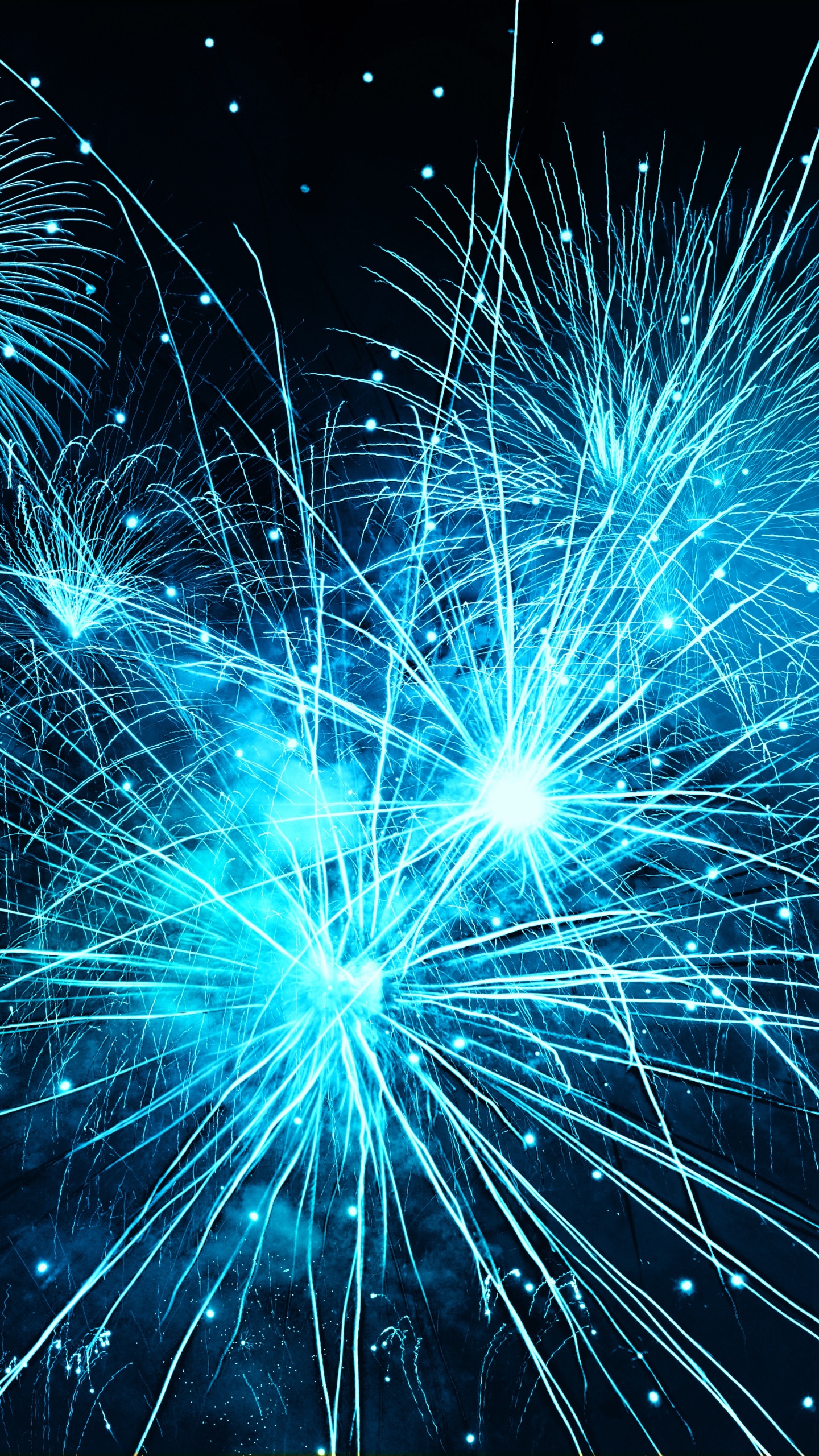 Silvester, Neujahr, Neue Jahre Tag, Partei, Feuerwerk. Wallpaper in 1440x2560 Resolution