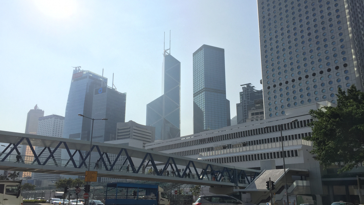 Hong Kong, Tbilissi, Appartement, Tour de Bloc, Transport. Wallpaper in 1280x720 Resolution