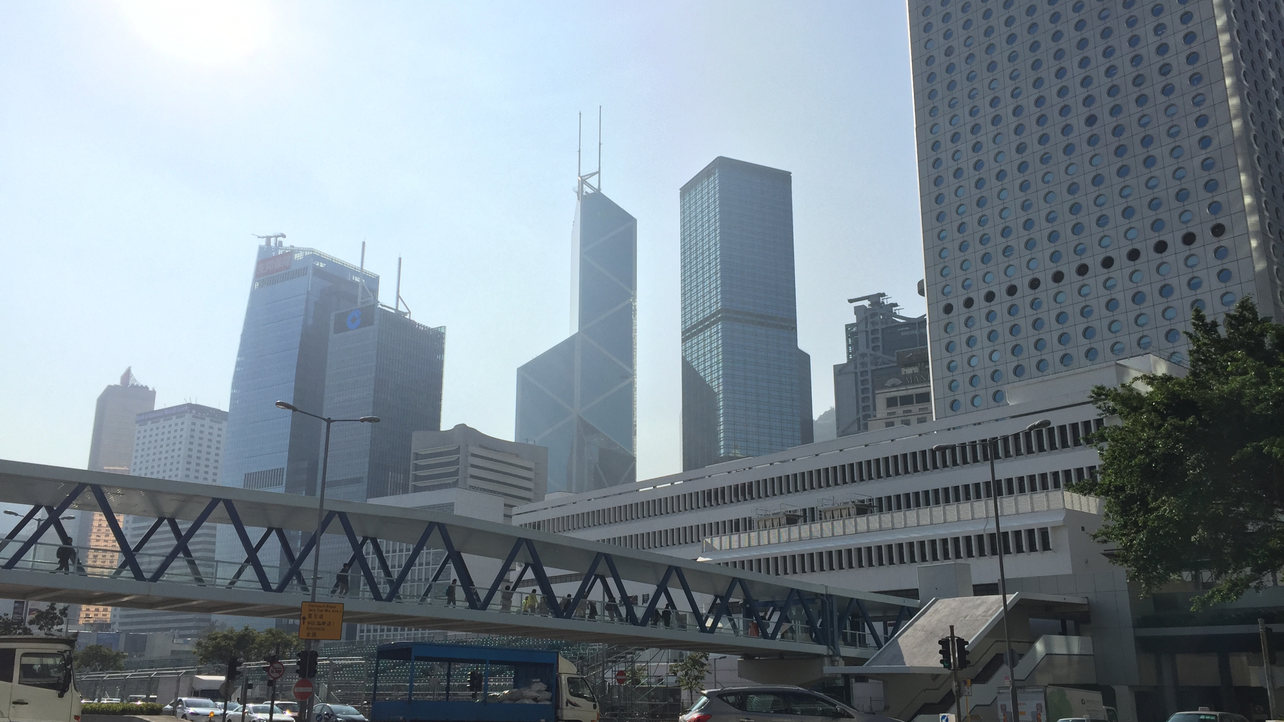 香港, 的房子, 塔块, 运输, 城市 壁纸 2560x1440 允许