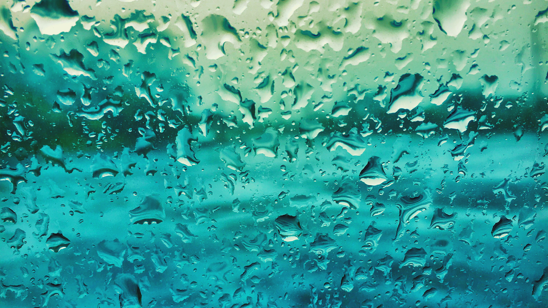 Water Droplets on Glass Panel. Wallpaper in 1920x1080 Resolution