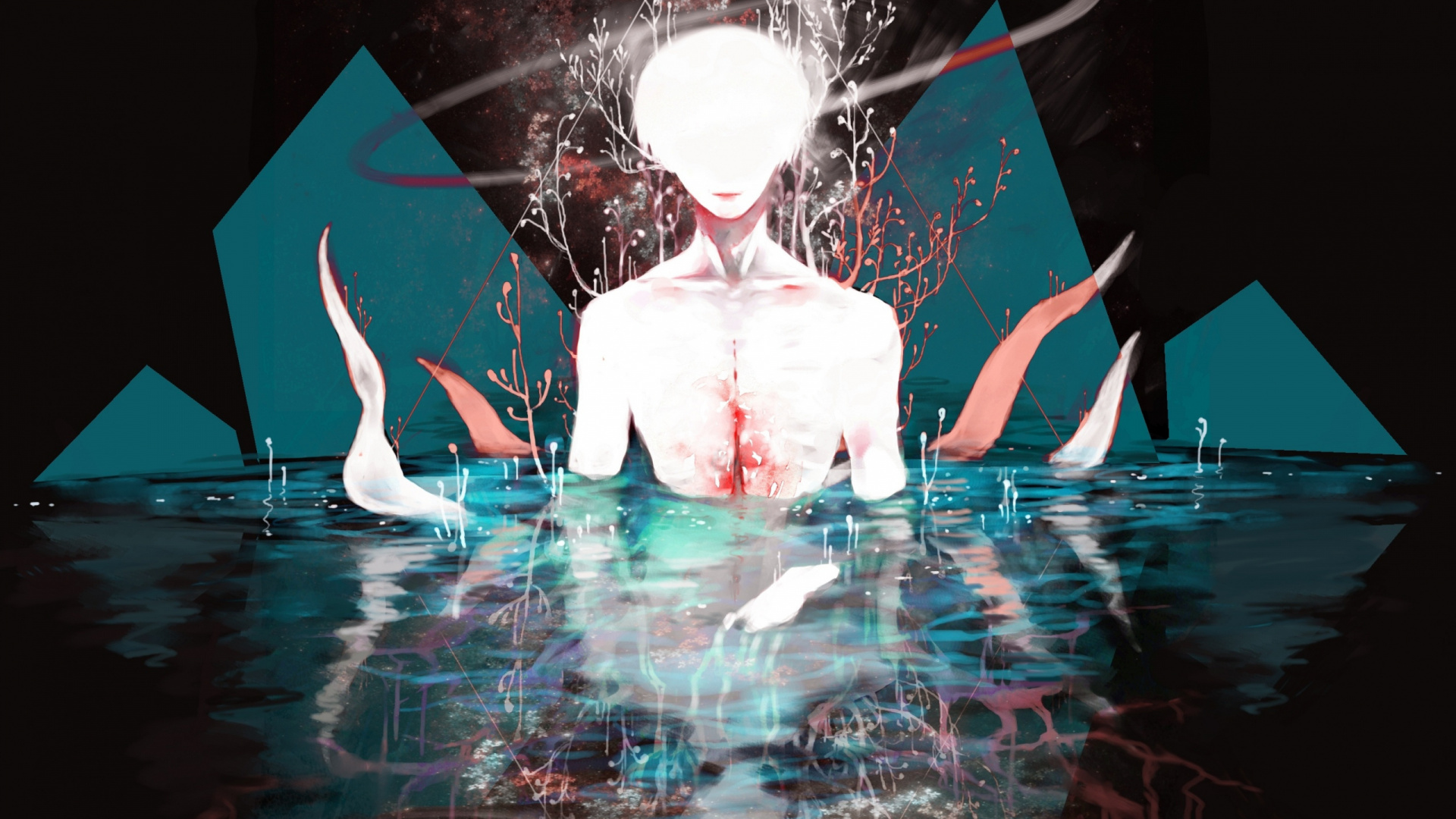 Personaje de Anime Masculino de Pelo Blanco. Wallpaper in 1920x1080 Resolution