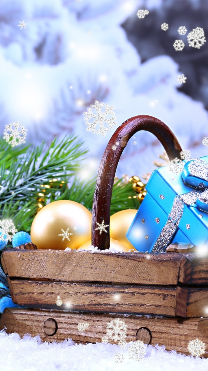 El Día De Navidad, Navidad, Decoración de la Navidad, Invierno, Nochevieja. Wallpaper in 720x1280 Resolution