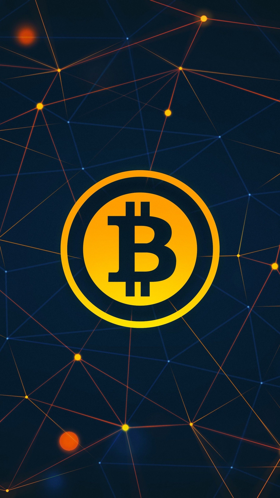 Logo b Amarillo y Negro. Wallpaper in 1080x1920 Resolution