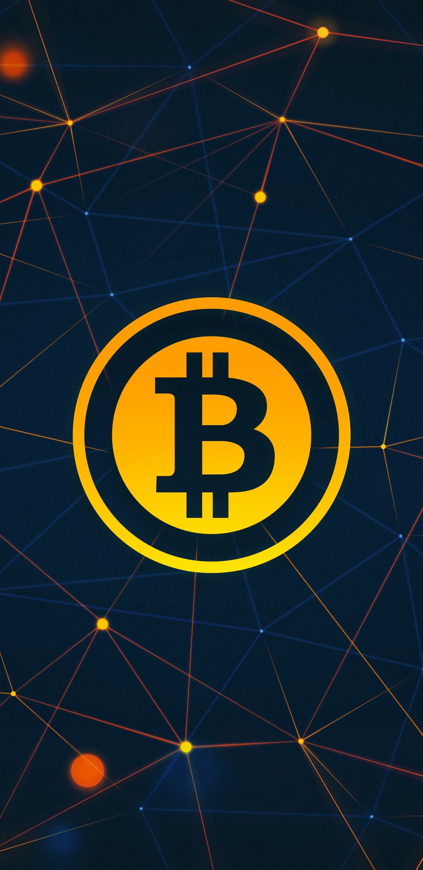 特币, 加密货币, 空间, 天文学对象, 圆圈 壁纸 1440x2960 允许