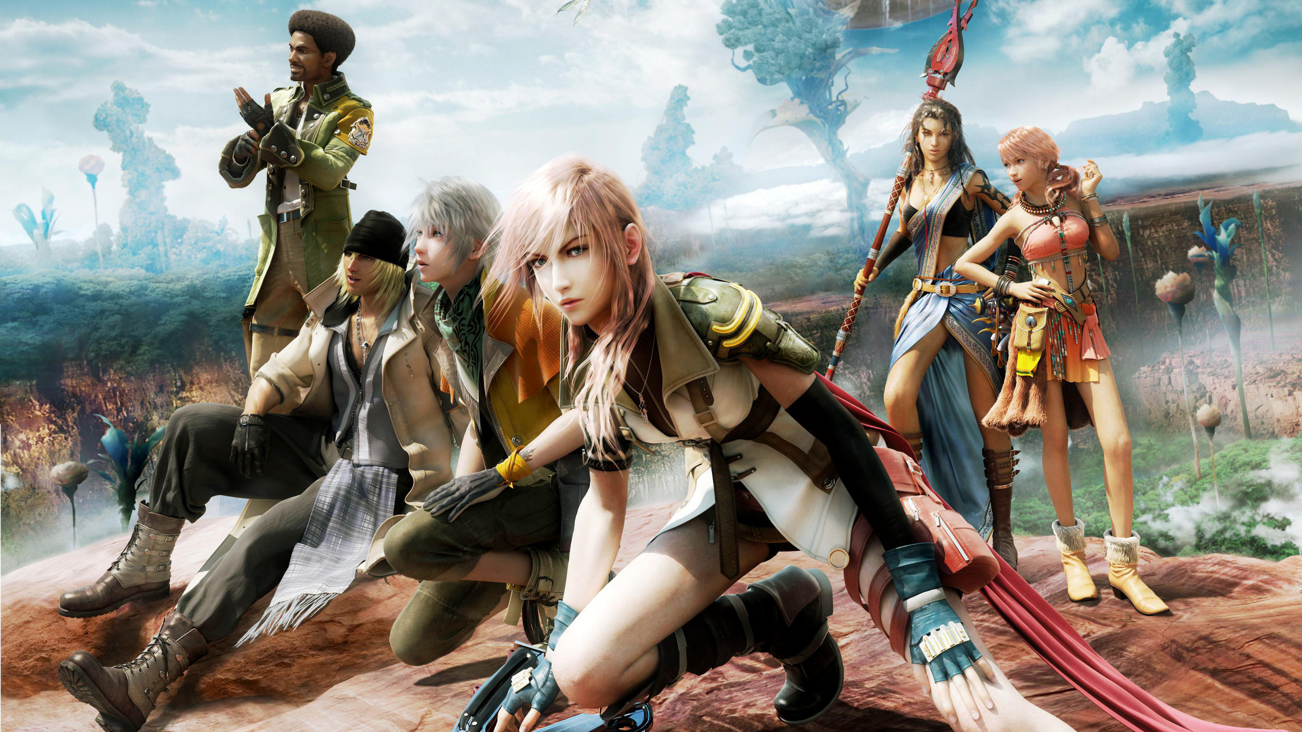 Final Fantasy Xiii, Final Fantasy XIII-2, Final Fantasy Xv, Lightning, Strategy Video Game. Wallpaper in 2560x1440 Resolution