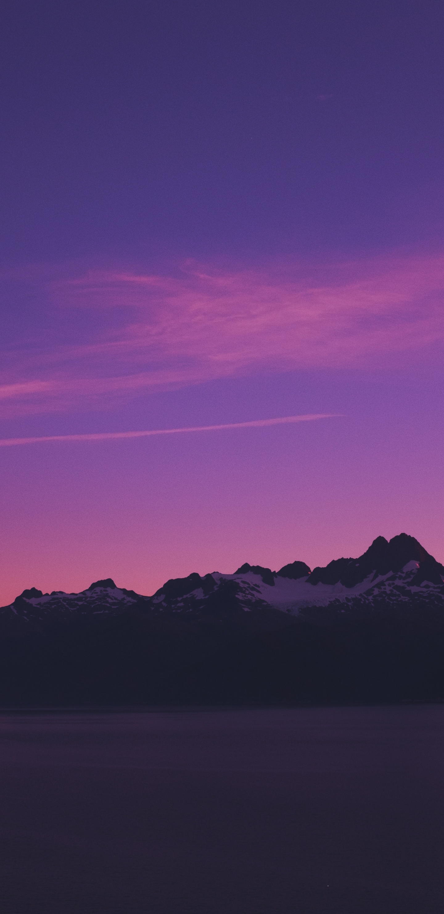 Purpur, Veilchen, Pink, Horizont, Blau. Wallpaper in 1440x2960 Resolution