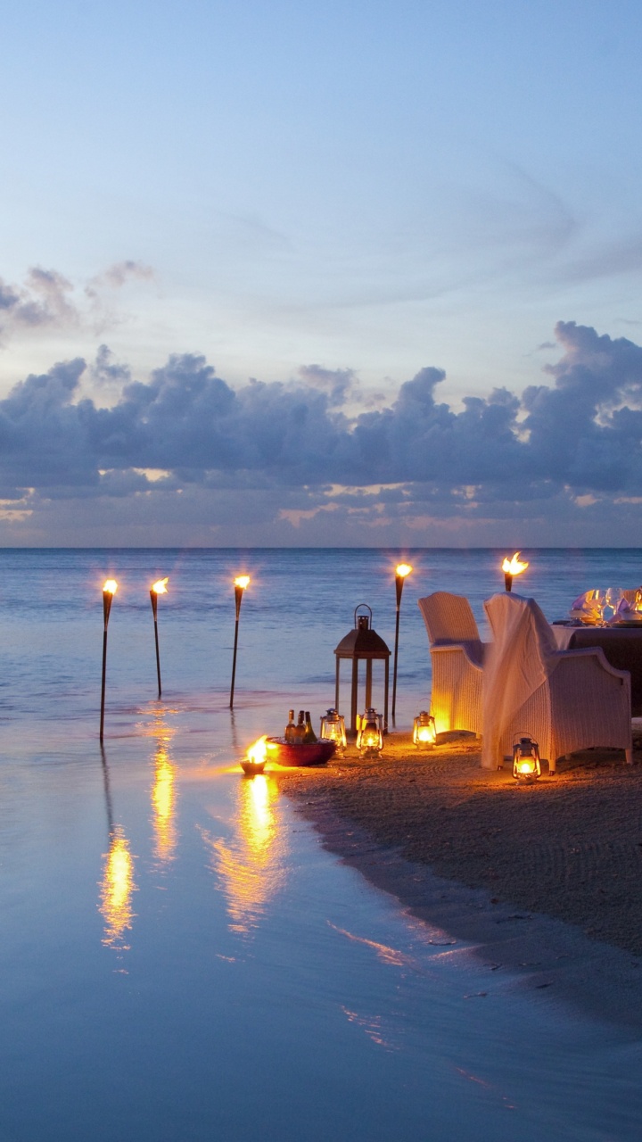 Beach, Sandymouth Bay Beach, Muttom Beach, Sea, Cloud. Wallpaper in 720x1280 Resolution