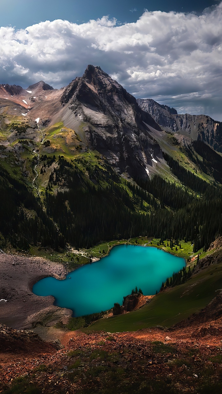 Nature, Water, Cloud, Mountain, Water Resources. Wallpaper in 720x1280 Resolution