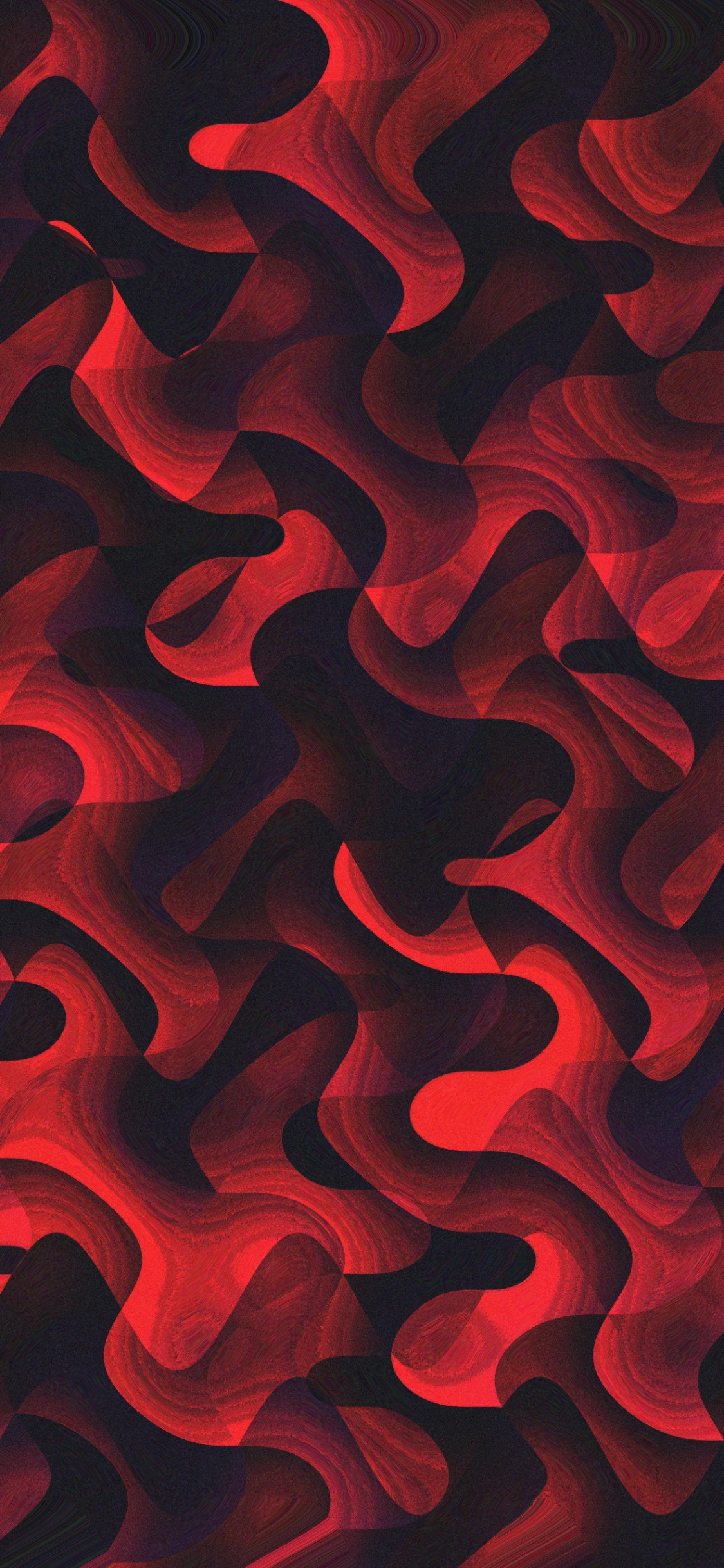 Pattern, Orange, Red, Magenta, Symmetry. Wallpaper in 1125x2436 Resolution