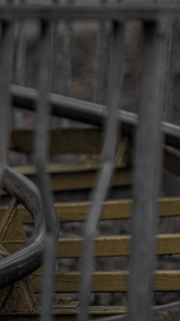 Urbanization, Iron, Wood, Fence, Composite Material. Wallpaper in 720x1280 Resolution