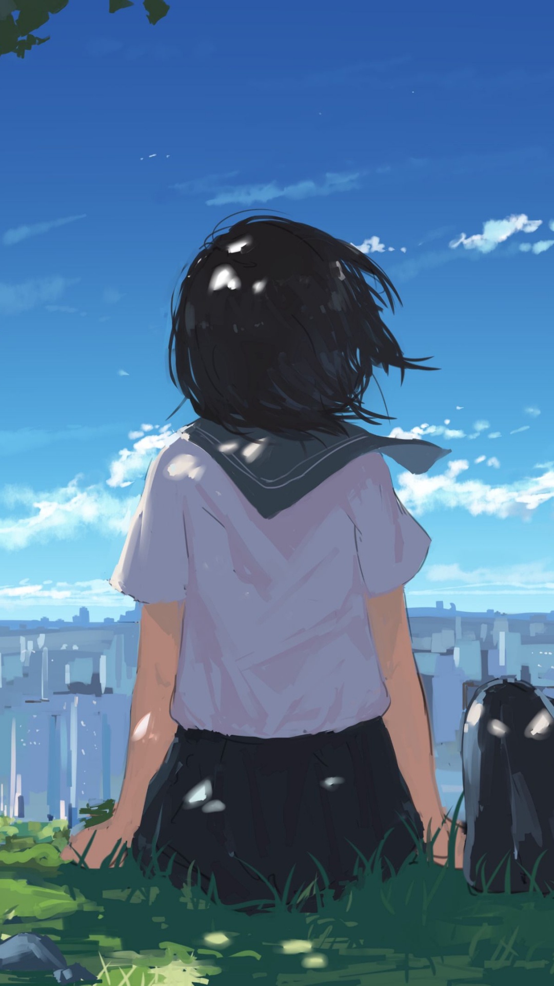 Anime, Anime Girl, Anime Art, Cartoon, Anime Friends - Brazil. Wallpaper in 1080x1920 Resolution