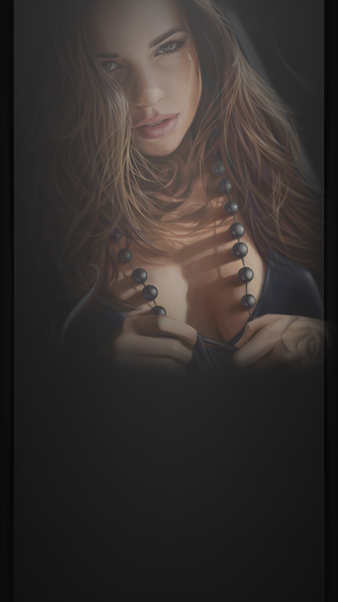 Lip, Eyebrow, Shoulder, Eyelash, Neck. Wallpaper in 1080x1920 Resolution