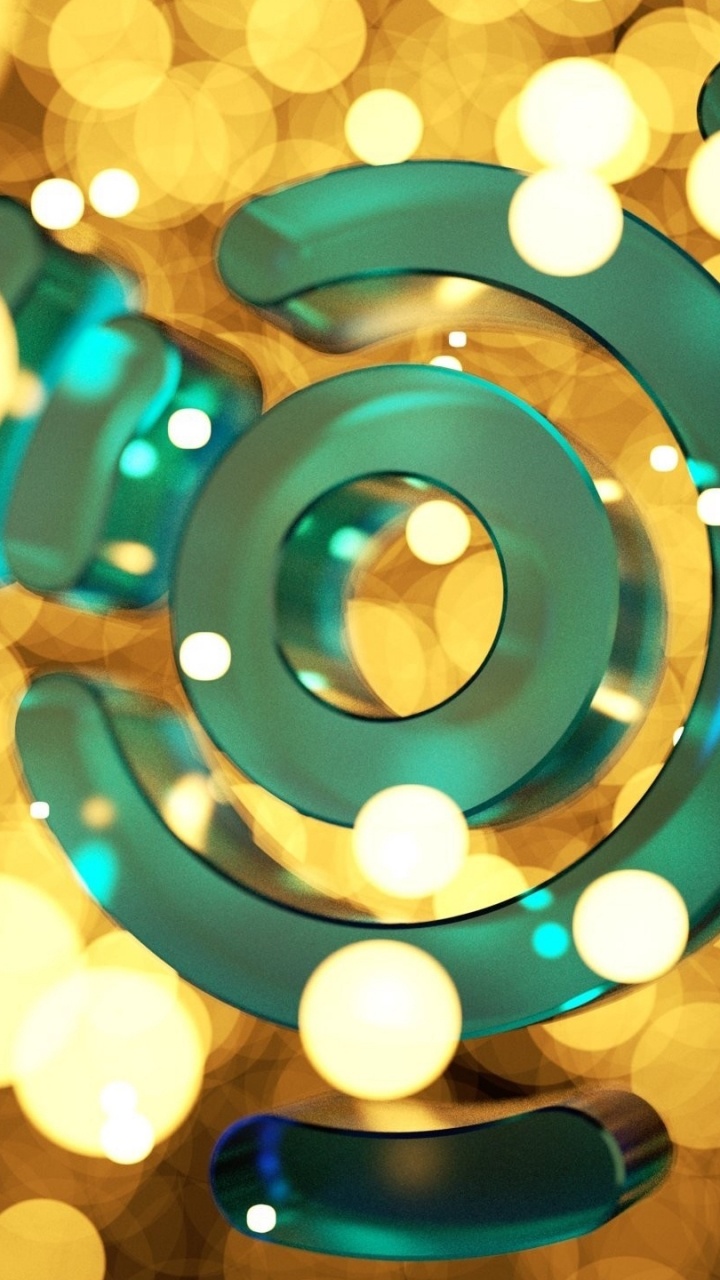 Ubuntu, Linux, Licht, Kreis, Weihnachtsdekoration. Wallpaper in 720x1280 Resolution