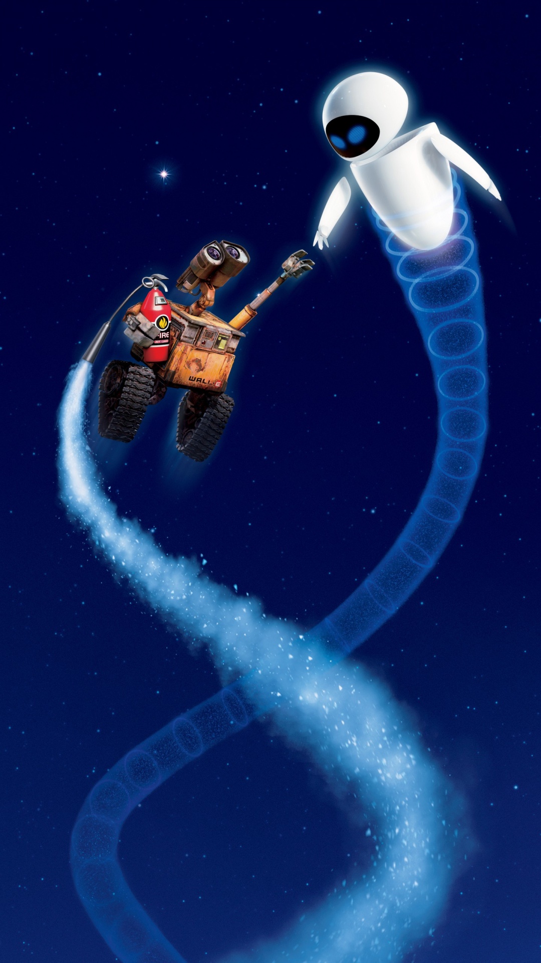 Mur-e, Mur et Veille, Remblais, Pixar, Réveillon. Wallpaper in 1080x1920 Resolution