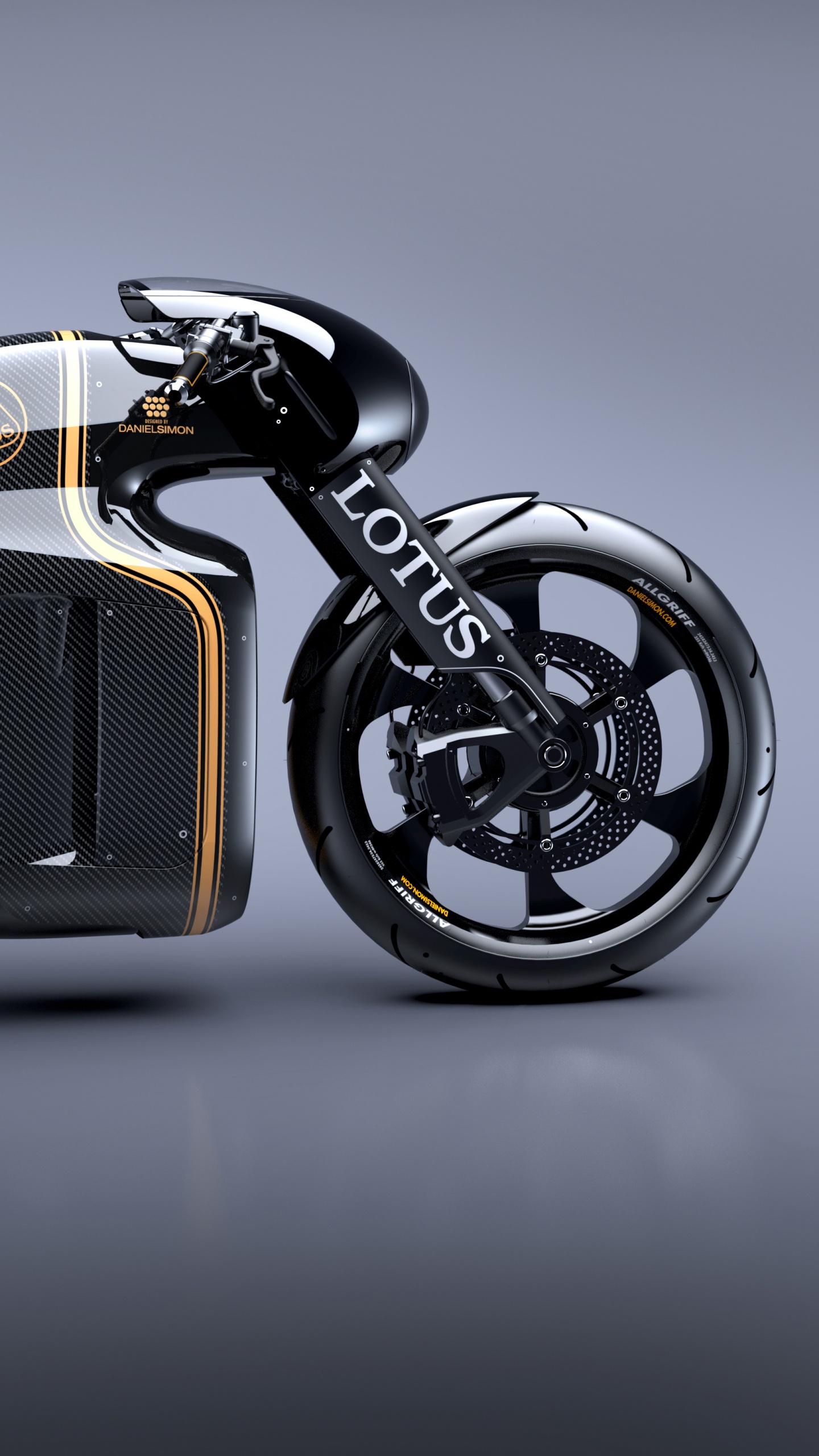 Black and Silver Sports Bike. Wallpaper in 1440x2560 Resolution