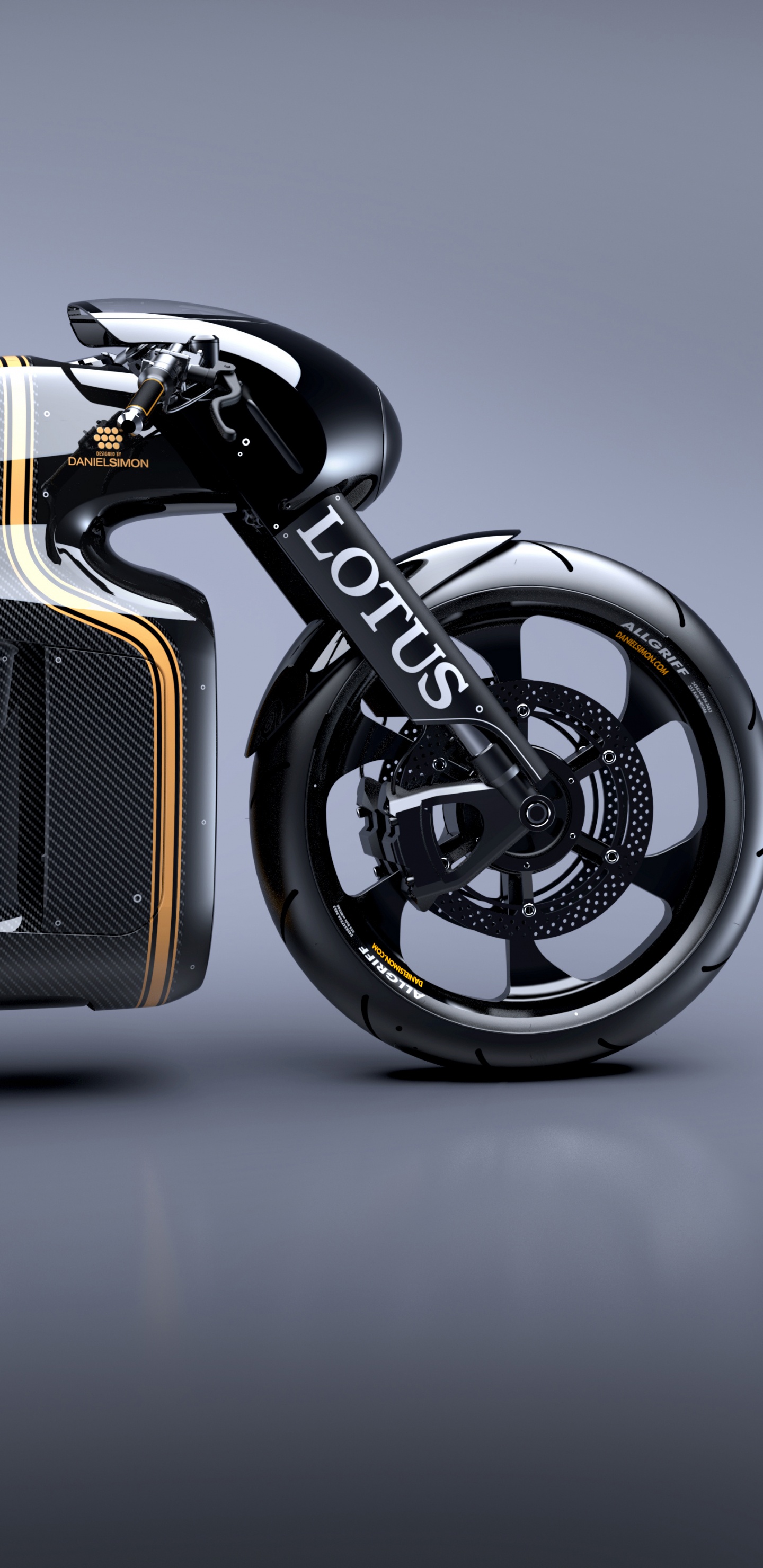 Black and Silver Sports Bike. Wallpaper in 1440x2960 Resolution