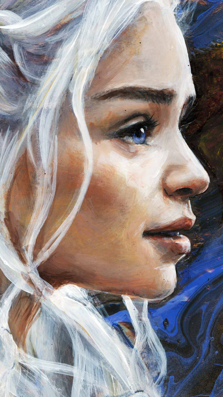 Femme Aux Cheveux Blancs et Cheveux Blancs. Wallpaper in 750x1334 Resolution