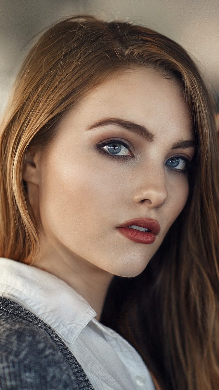 Portrait, Hair, Face, Lip, Beauty. Wallpaper in 750x1334 Resolution