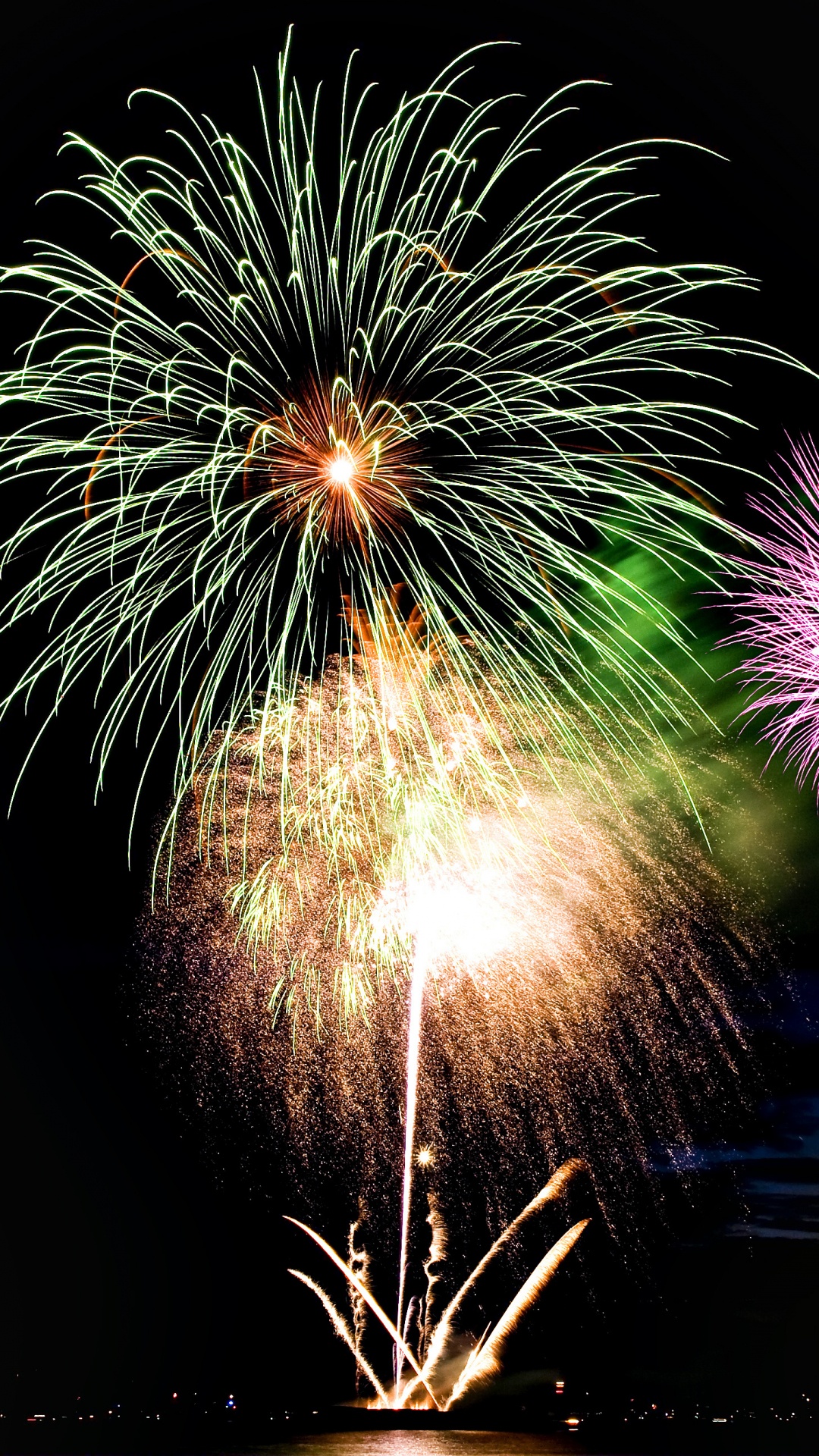 Feuerwerk, Veranstaltung, Festival, Unabhängigkeitstag, Öffentliche Veranstaltung. Wallpaper in 1080x1920 Resolution