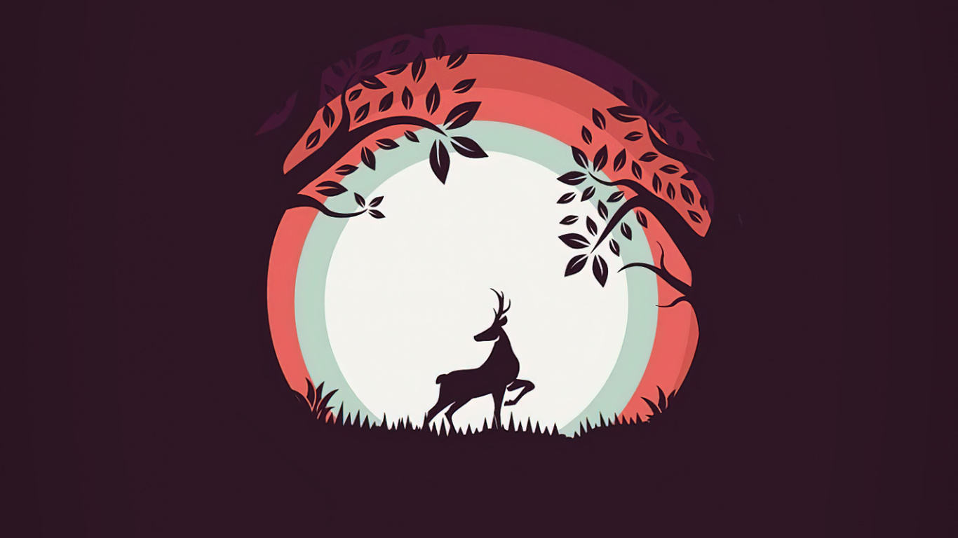 Précalcul, Mathématique, Art, de Teintes et de Nuances, Pleine Lune. Wallpaper in 1366x768 Resolution