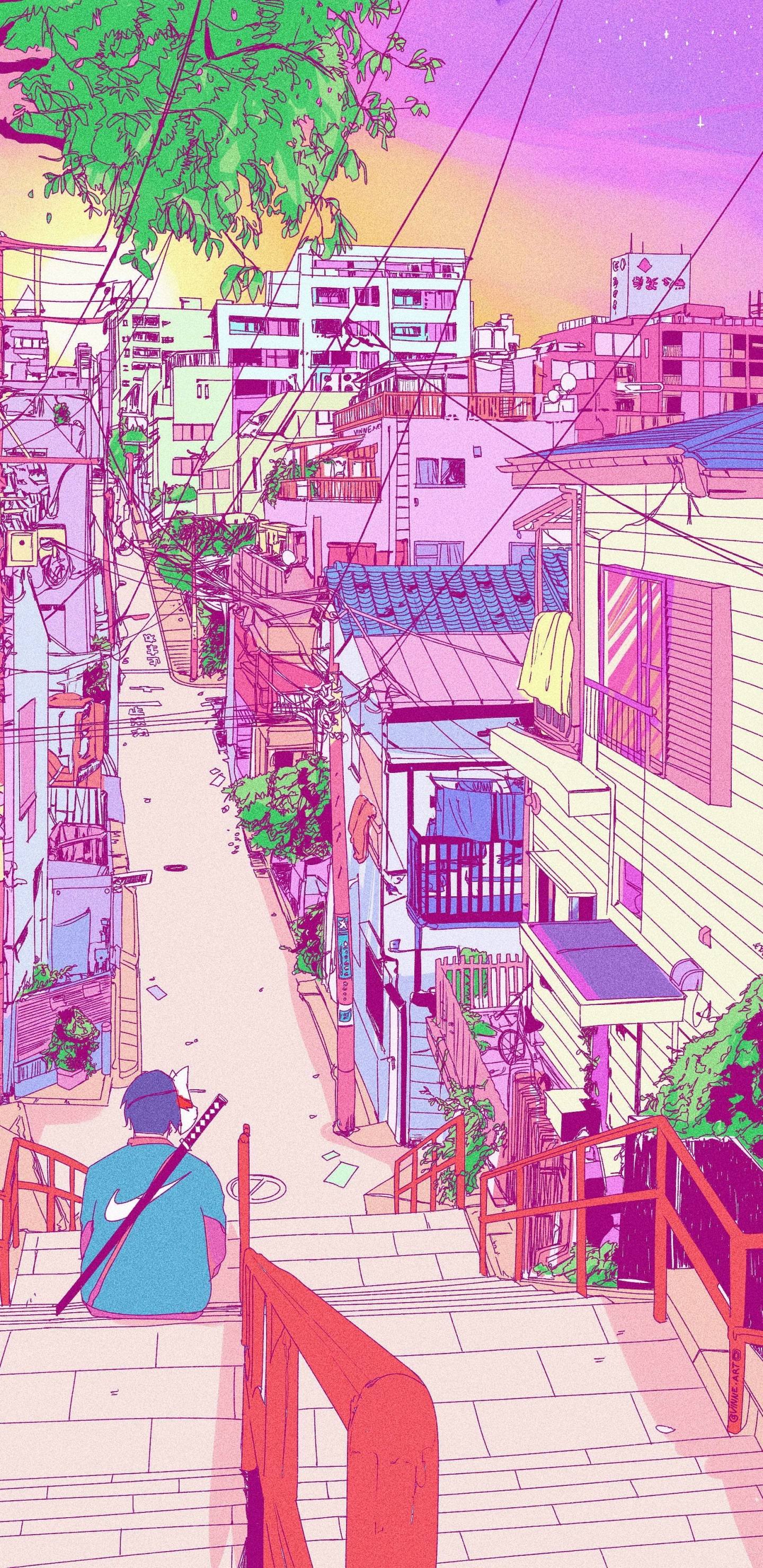 Anime Japonais Esthétique, L'anime, Japon, Dessin, Esthétique. Wallpaper in 1440x2960 Resolution