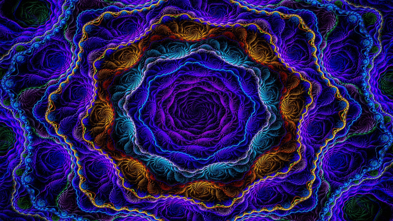 Blau Gelb Und Rosa Textil Pink. Wallpaper in 1366x768 Resolution