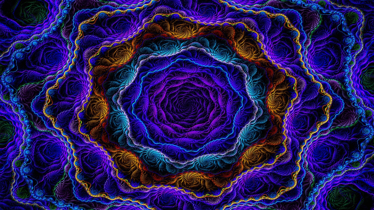 Blue Yellow and Pink Textile. Wallpaper in 1280x720 Resolution